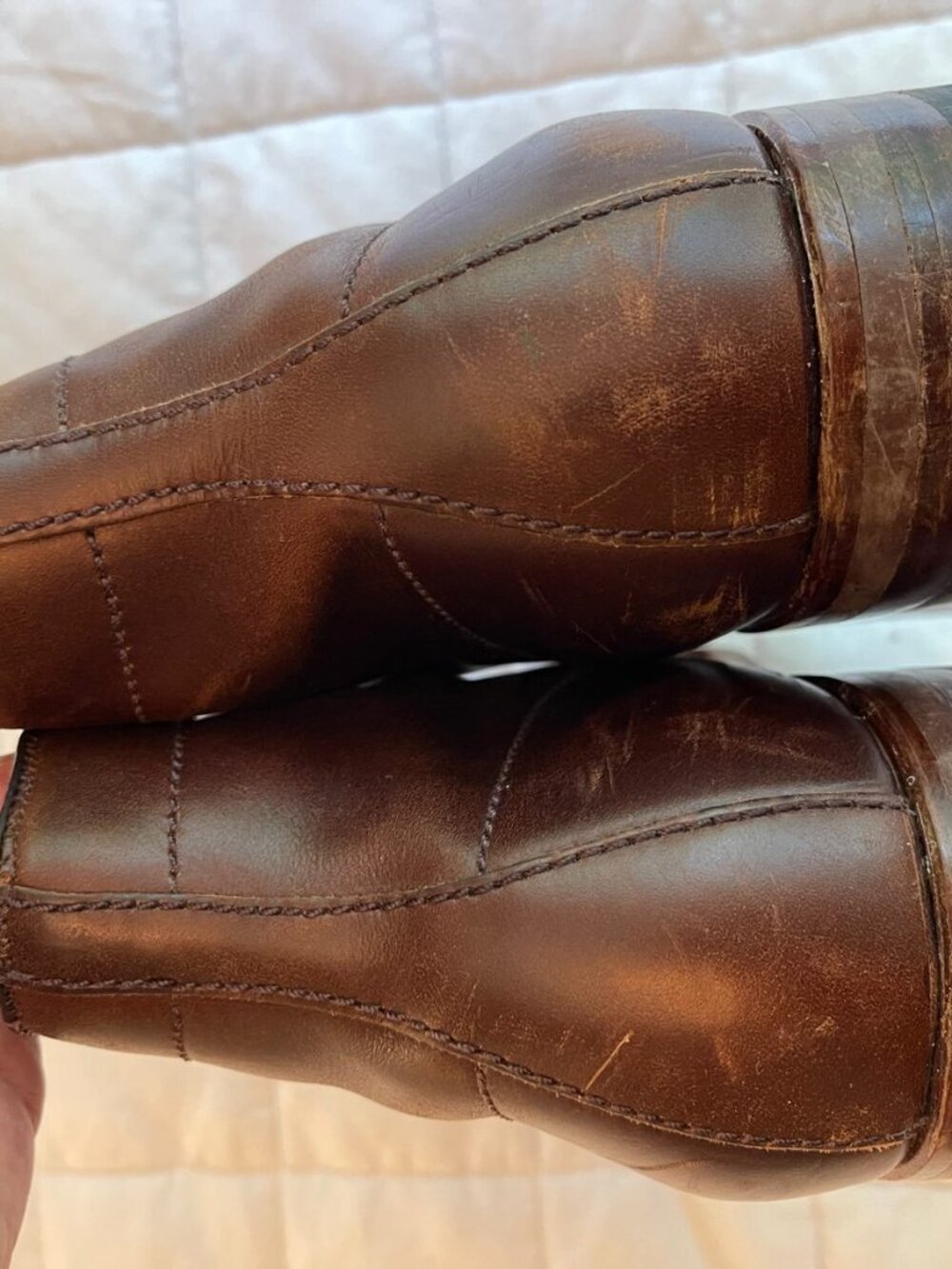 Alden Indy 405 Brown Leather Boots - Picture 5 of 10